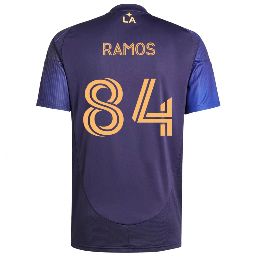 Danxen Mulher Camisola Rubén Ramos #84 Roxo Azul Alternativa 2025/26 Camisa