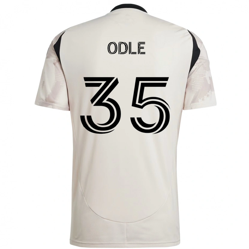 Danxen Mulher Camisola Dallas Odle #35 Bege Preto Alternativa 2025/26 Camisa