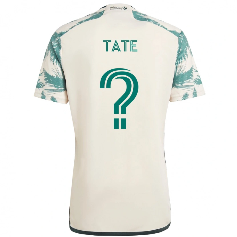 Danxen Mulher Camisola Hudson Tate #0 Bege Verde Alternativa 2025/26 Camisa