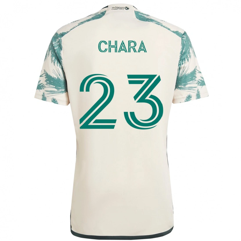 Danxen Mulher Camisola Yimmi Chará #23 Bege Verde Alternativa 2025/26 Camisa