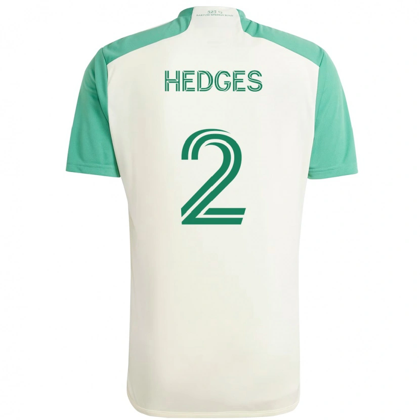 Danxen Mulher Camisola Matt Hedges #2 Branco Verde Alternativa 2025/26 Camisa