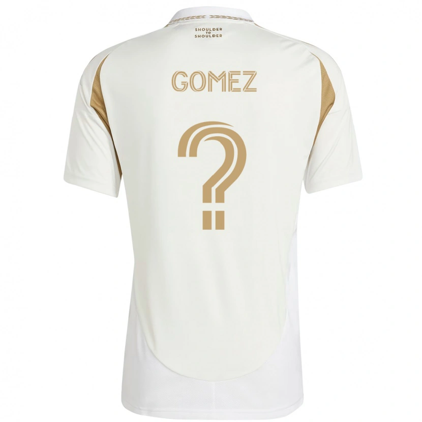 Danxen Mulher Camisola Azyk Gómez #0 Branco Castanho Alternativa 2025/26 Camisa