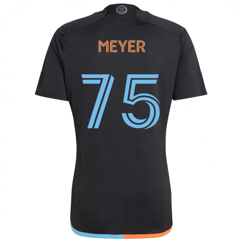Danxen Mulher Camisola Will Meyer #75 Preto Azul Laranja Alternativa 2025/26 Camisa