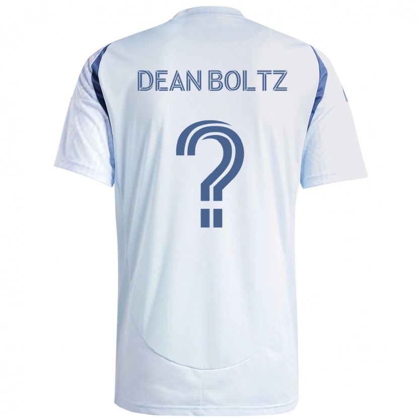 Danxen Mulher Camisola Dean Boltz #0 Azul Celeste Claro Azul Alternativa 2025/26 Camisa