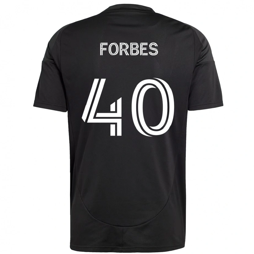 Danxen Mulher Camisola Jahlane Forbes #40 Preto Branco Alternativa 2025/26 Camisa
