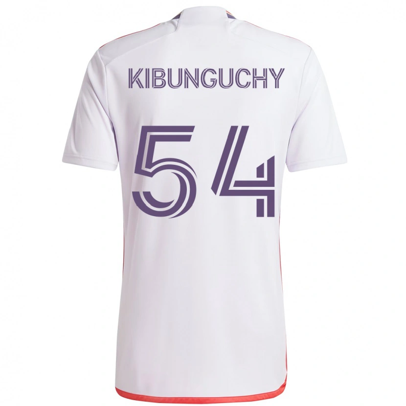 Danxen Mulher Camisola Nabi Kibunguchy #54 Branco Roxo Alternativa 2025/26 Camisa