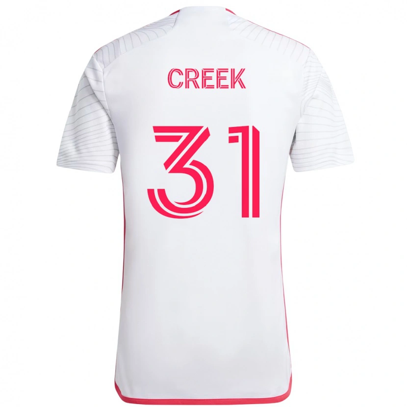 Danxen Mulher Camisola Michael Creek #31 Branco Magenta Alternativa 2025/26 Camisa