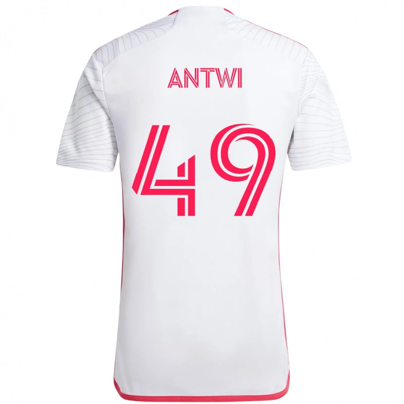 Danxen Mulher Camisola Seth Antwi #49 Branco Magenta Alternativa 2025/26 Camisa