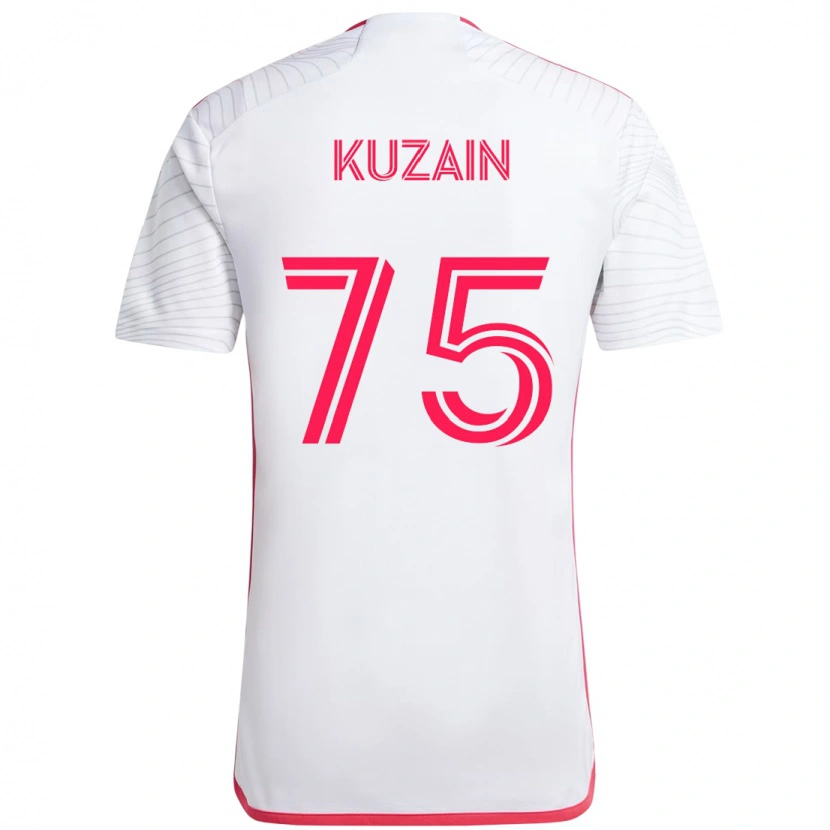 Danxen Mulher Camisola Wan Kuzain #75 Branco Magenta Alternativa 2025/26 Camisa