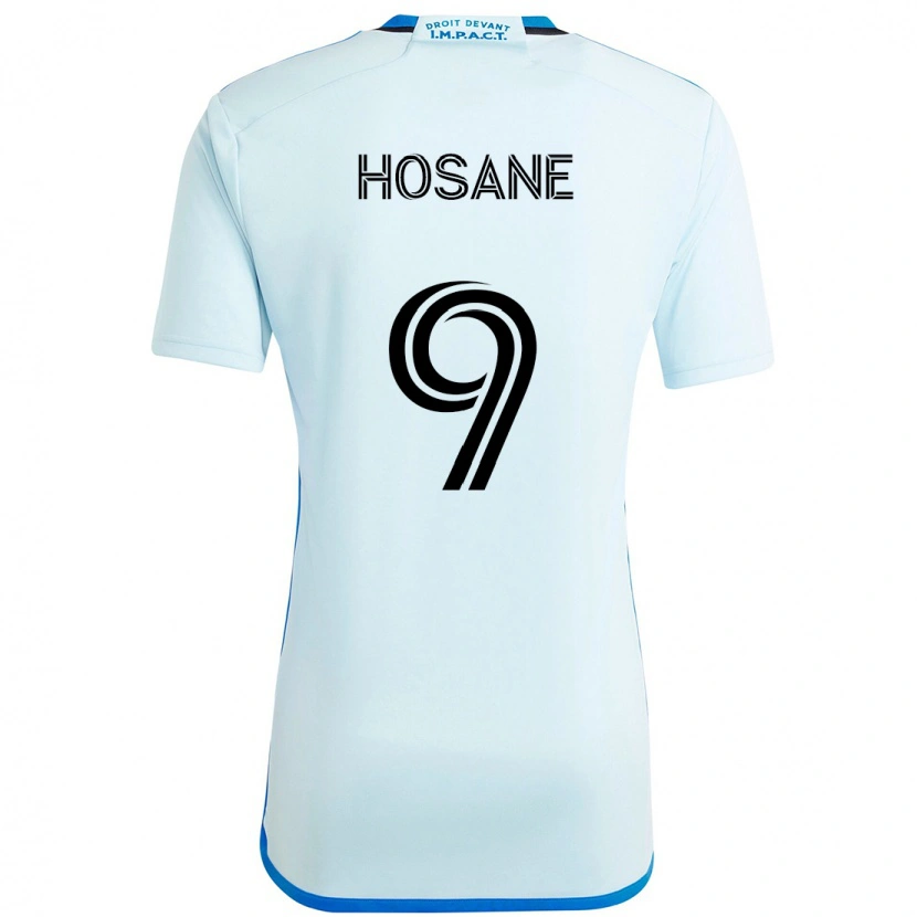 Danxen Mulher Camisola Soukou Hosane #9 Azul Celeste Azul Escuro Alternativa 2025/26 Camisa