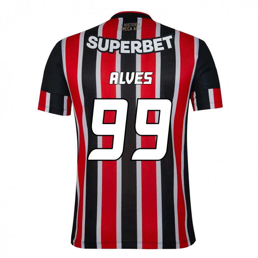 Danxen Mulher Camisola Letícia Alves #99 Preto Vermelho Alternativa 2025/26 Camisa