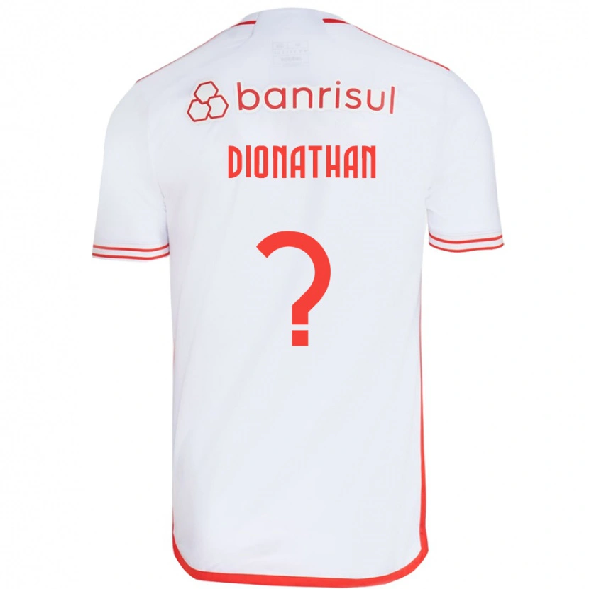 Danxen Mulher Camisola Dionathan #0 Branco Vermelho Alternativa 2025/26 Camisa