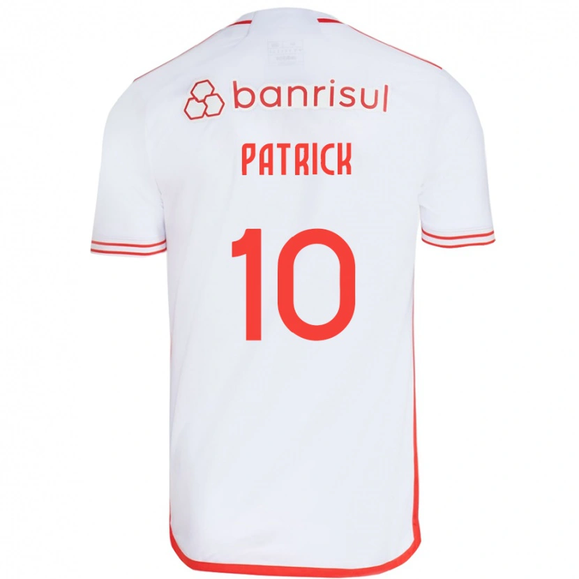 Danxen Mulher Camisola Alan Patrick #10 Branco Vermelho Alternativa 2025/26 Camisa