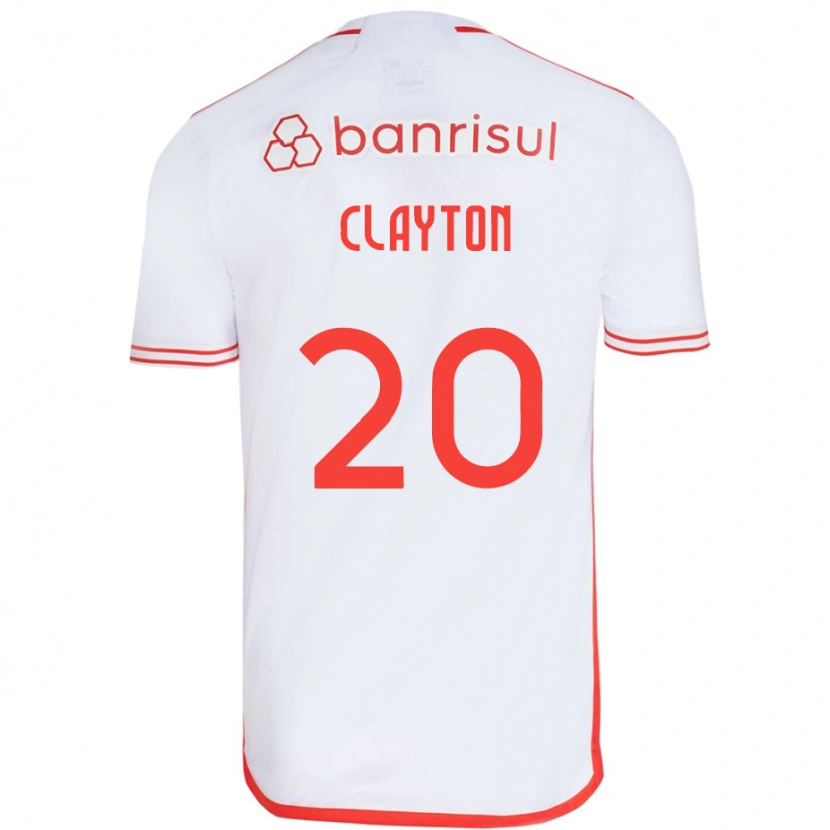 Danxen Mulher Camisola Clayton #20 Branco Vermelho Alternativa 2025/26 Camisa