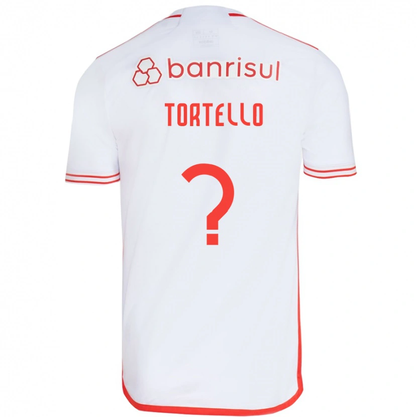 Danxen Mulher Camisola Tortello #0 Branco Vermelho Alternativa 2025/26 Camisa