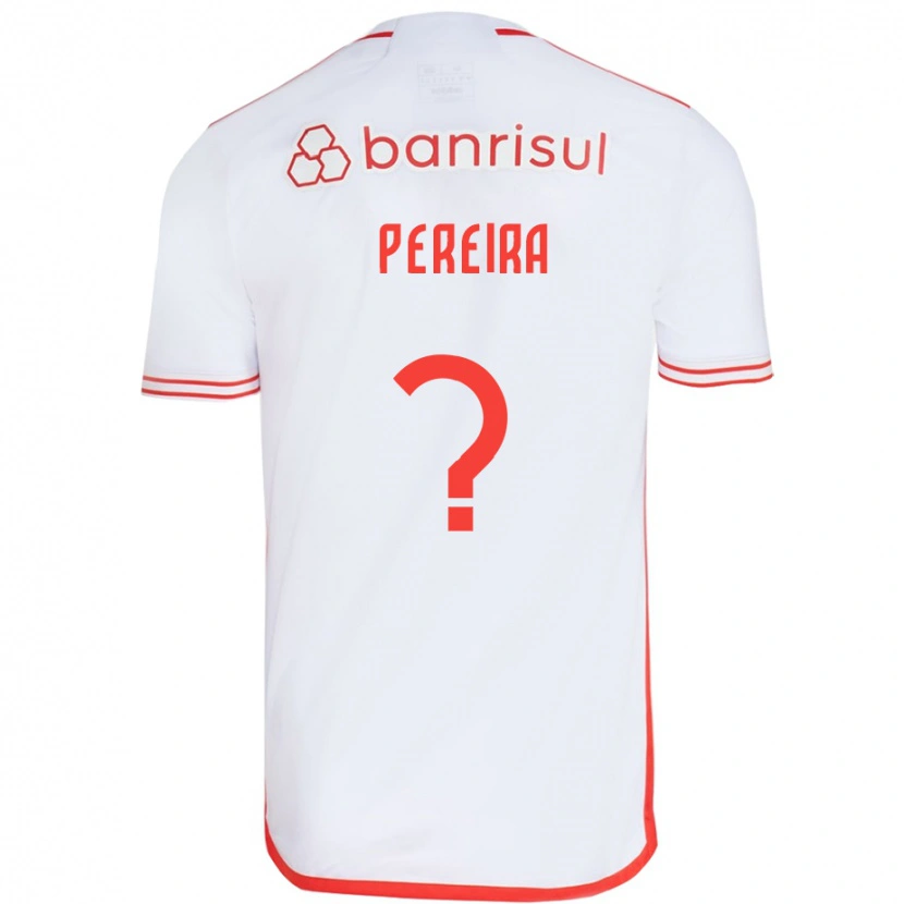 Danxen Mulher Camisola Igor Pereira #0 Branco Vermelho Alternativa 2025/26 Camisa