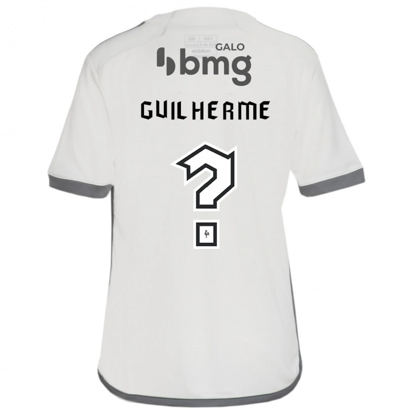 Danxen Mulher Camisola Kauan Guilherme #0 Branco Sujo Alternativa 2025/26 Camisa