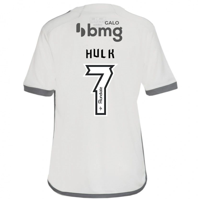 Danxen Mulher Camisola Hulk #7 Branco Sujo Alternativa 2025/26 Camisa