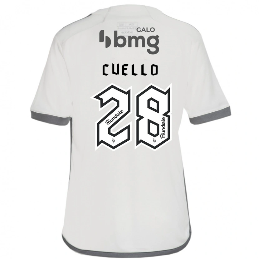 Danxen Mulher Camisola Tomás Cuello #28 Branco Sujo Alternativa 2025/26 Camisa