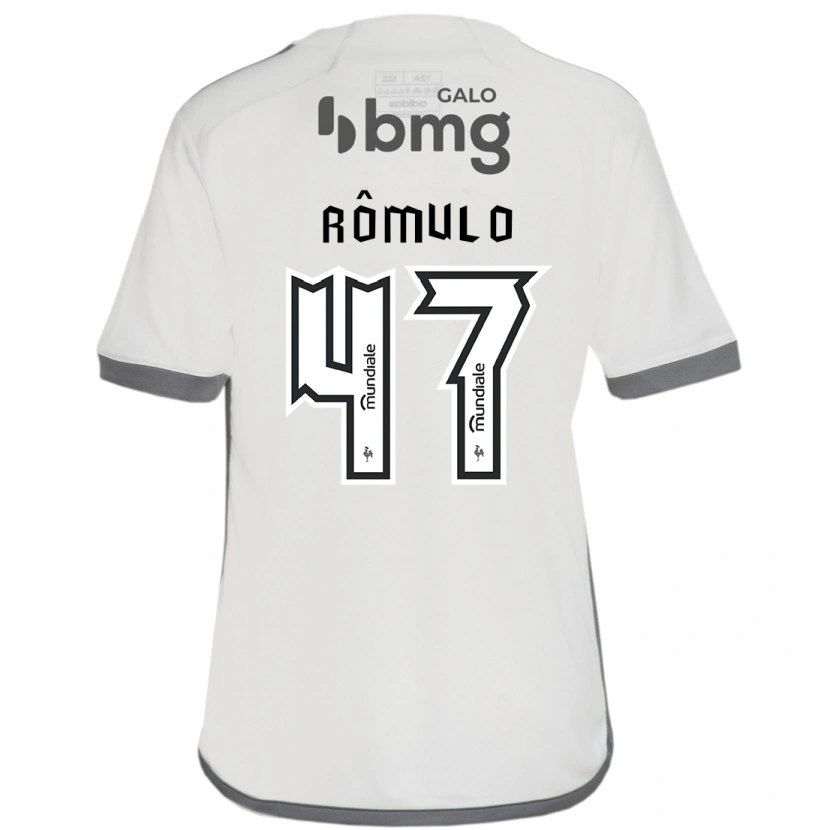 Danxen Mulher Camisola Rômulo #47 Branco Sujo Alternativa 2025/26 Camisa
