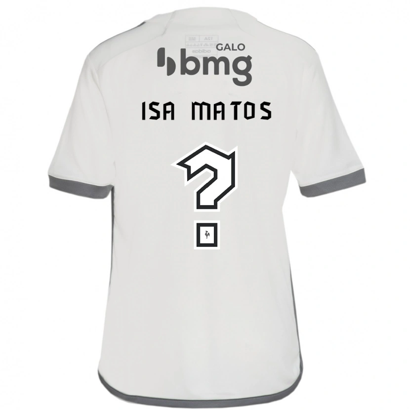 Danxen Mulher Camisola Isa Matos #0 Branco Sujo Alternativa 2025/26 Camisa