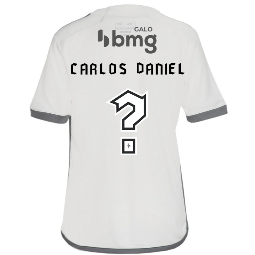 Danxen Mulher Camisola Carlos Daniel #0 Branco Sujo Alternativa 2025/26 Camisa