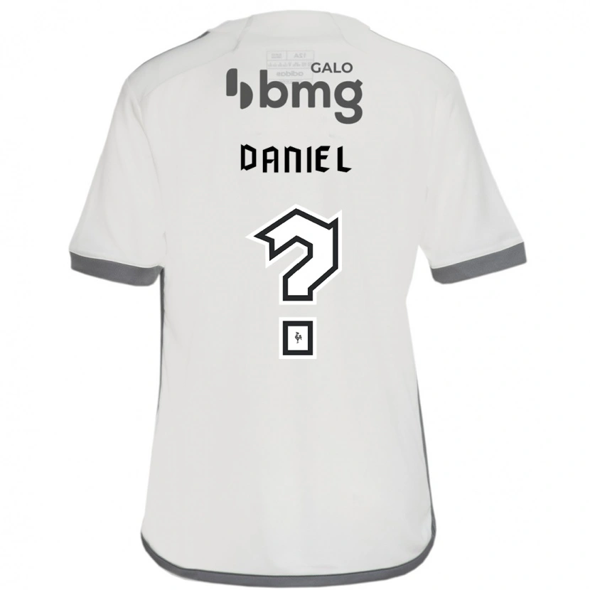 Danxen Mulher Camisola Daniel #0 Branco Sujo Alternativa 2025/26 Camisa