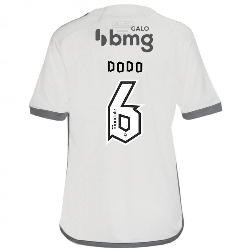 Danxen Mulher Camisola Dodo #6 Branco Sujo Alternativa 2025/26 Camisa