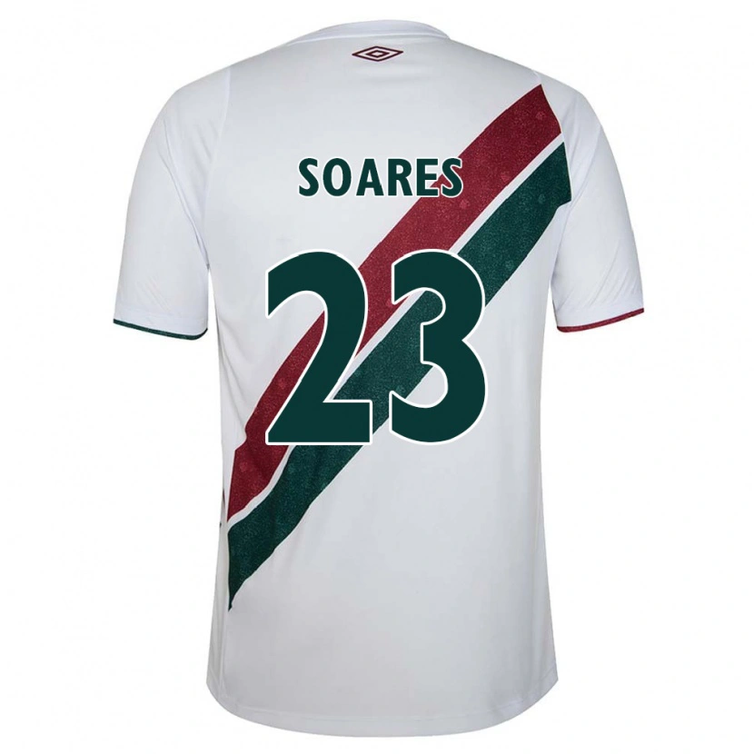 Danxen Mulher Camisola Dani Soares #23 Branco Verde Bordô Alternativa 2025/26 Camisa