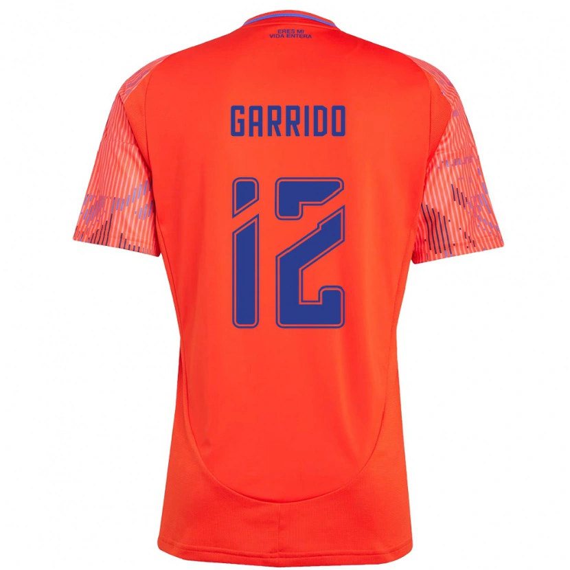 Danxen Mulher Camisola Pedro Garrido #12 Laranja Vermelho Alternativa 2025/26 Camisa