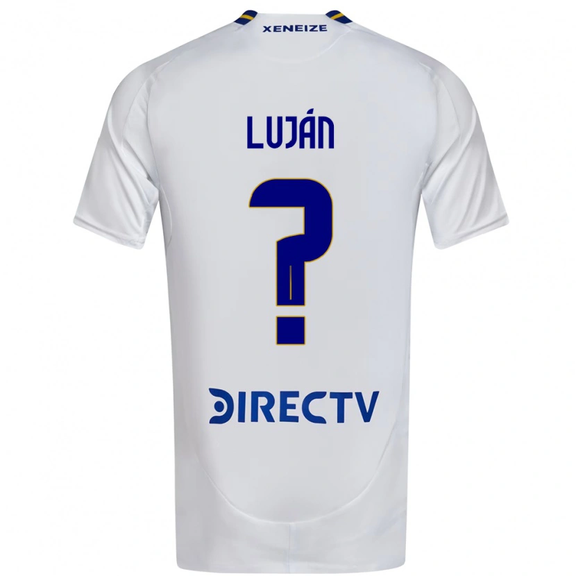 Danxen Mulher Camisola Ramiro Luján #0 Branco Azul Alternativa 2025/26 Camisa