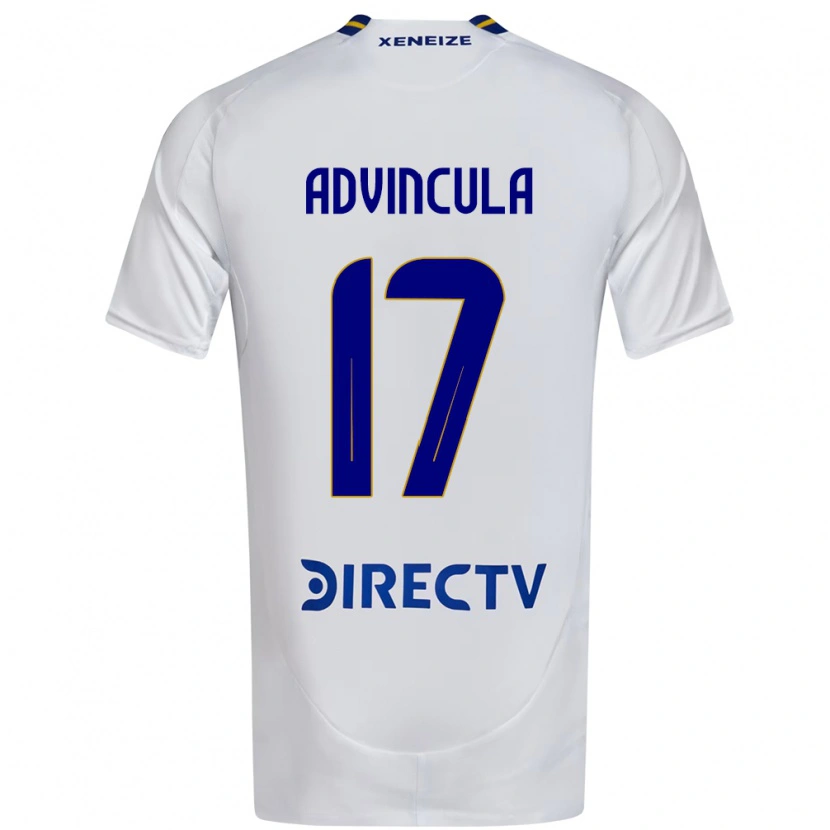 Danxen Mulher Camisola Luis Advíncula #17 Branco Azul Alternativa 2025/26 Camisa