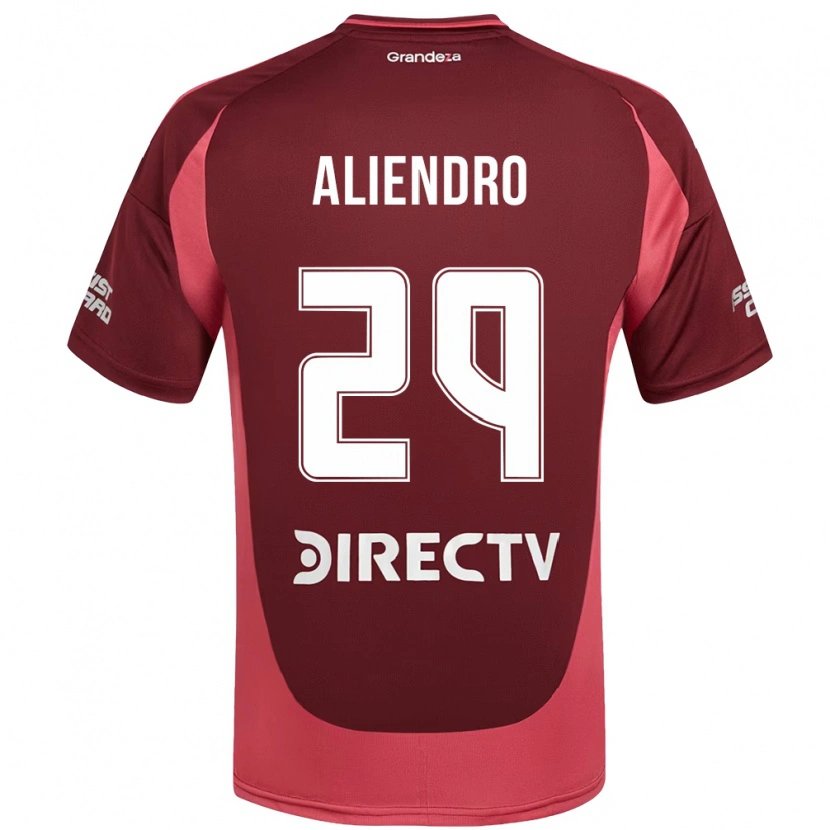 Danxen Mulher Camisola Rodrigo Aliendro #29 Bordô Magenta Alternativa 2025/26 Camisa