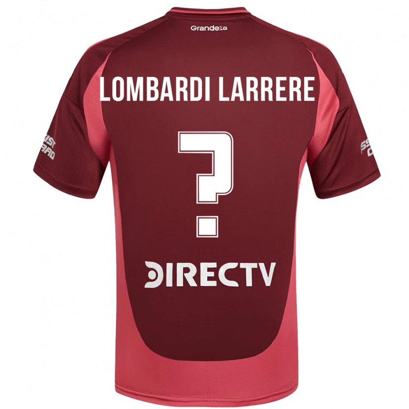 Danxen Mulher Camisola Delfina Lombardi Larrere #0 Bordô Magenta Alternativa 2025/26 Camisa