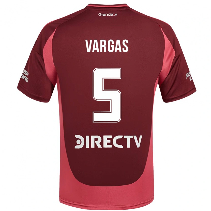 Danxen Mulher Camisola Agustina Vargas #5 Bordô Magenta Alternativa 2025/26 Camisa