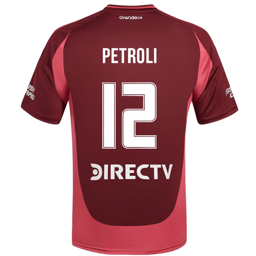 Danxen Mulher Camisola Franco Petroli #12 Bordô Magenta Alternativa 2025/26 Camisa