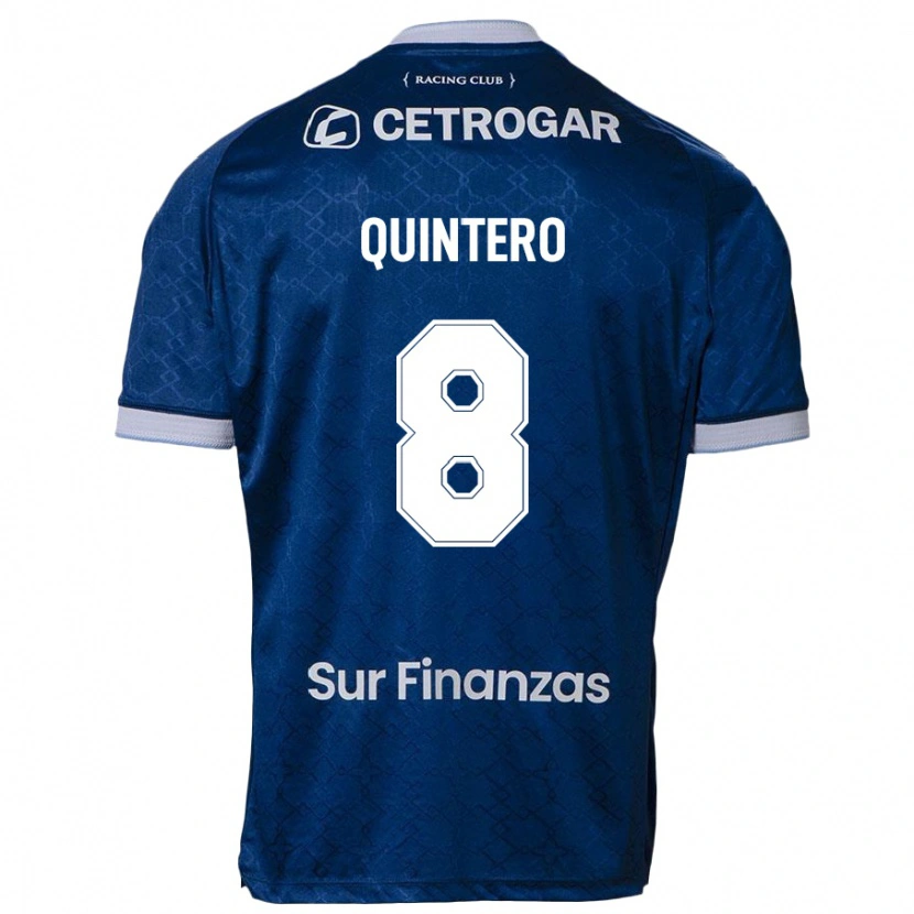 Danxen Mulher Camisola Juan Fernando Quintero #8 Azul Escuro Alternativa 2025/26 Camisa