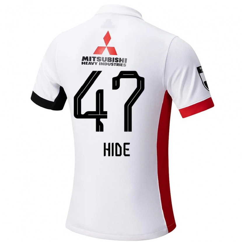 Danxen Mulher Camisola Hidetoshi Takeda #47 Branco Preto Alternativa 2025/26 Camisa
