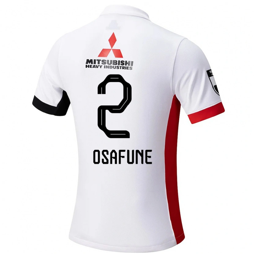 Danxen Mulher Camisola Kana Osafune #2 Branco Preto Alternativa 2025/26 Camisa