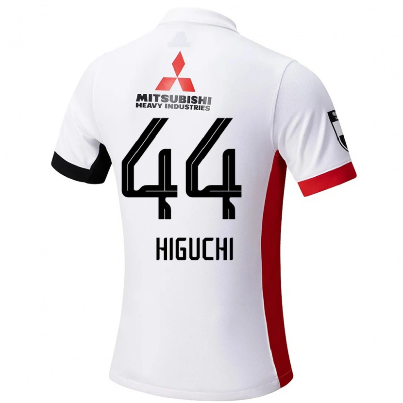 Danxen Mulher Camisola Yota Higuchi #44 Branco Preto Alternativa 2025/26 Camisa