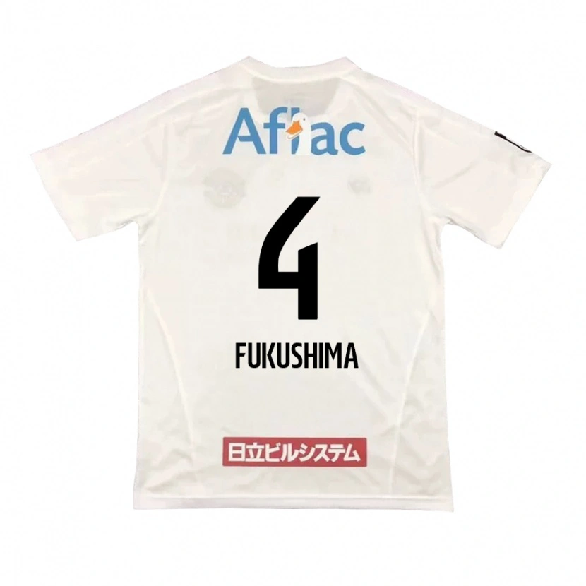 Danxen Mulher Camisola Taiga Fukushima #4 Cinza Claro Bege Alternativa 2025/26 Camisa