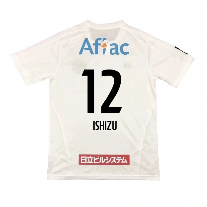 Danxen Mulher Camisola Kazuki Ishizu #12 Cinza Claro Bege Alternativa 2025/26 Camisa