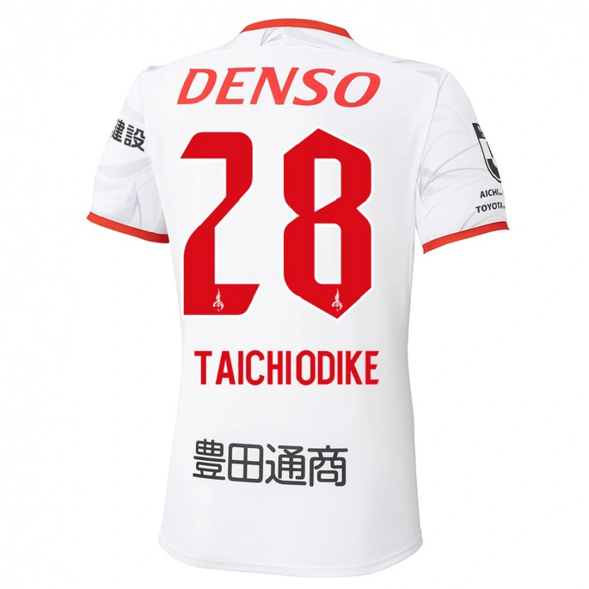 Danxen Mulher Camisola Chisom Taichi Odike #28 Branco Vermelho Alternativa 2025/26 Camisa
