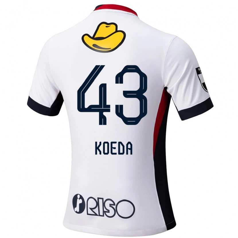 Danxen Mulher Camisola Gemma Koeda #43 Branco Preto Alternativa 2025/26 Camisa