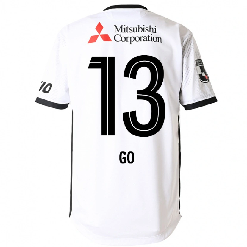 Danxen Mulher Camisola Go Hatano #13 Branco Preto Alternativa 2025/26 Camisa