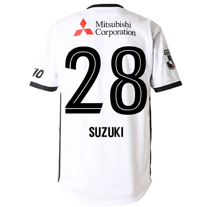 Danxen Mulher Camisola Junya Suzuki #28 Branco Preto Alternativa 2025/26 Camisa