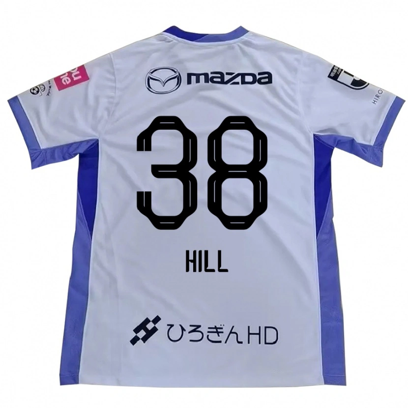 Danxen Mulher Camisola Cailen Hill #38 Branco Laranja Alternativa 2025/26 Camisa