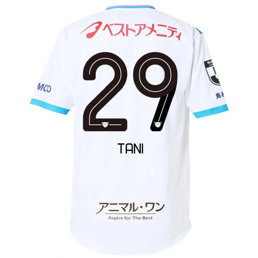 Danxen Mulher Camisola Daichi Tani #29 Branco Rosa Alternativa 2025/26 Camisa