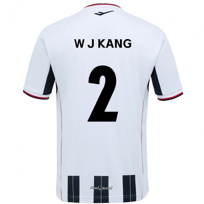Danxen Mulher Camisola Jae-Won Kang #2 Branco Preto Alternativa 2025/26 Camisa