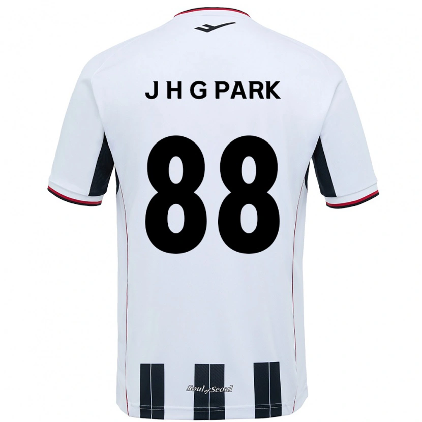 Danxen Mulher Camisola Jang Han-Gyeol Park #88 Branco Preto Alternativa 2025/26 Camisa